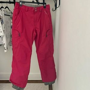 Burton hot pink snow pants
